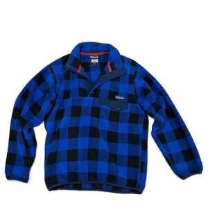 Patagonia Synchilla Fleece, Blue Plaid